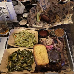 The three meats with two sides