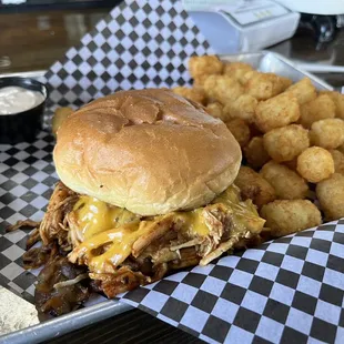 Smoked Chicken Sandwich (BBQ Style)