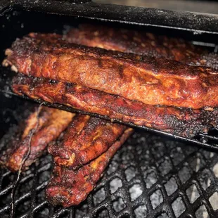 ribs on the grill