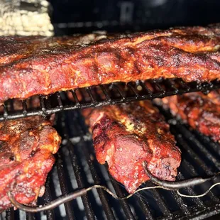 ribs on the grill