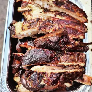 ribs, food, bbq ribs