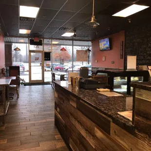 Inside restaurant