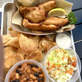 seafood, food, fish and chips, fish