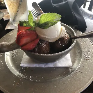 Fried Bourbon Bread Pudding