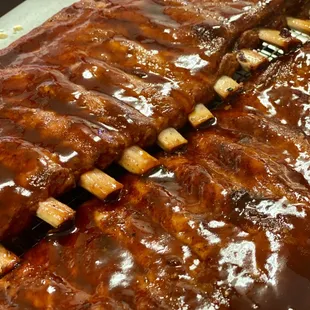 bbq ribs, food, ribs