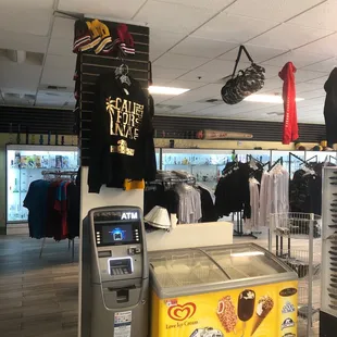 ATM on site and glass!