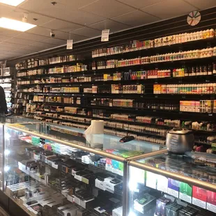 huge selection of juice