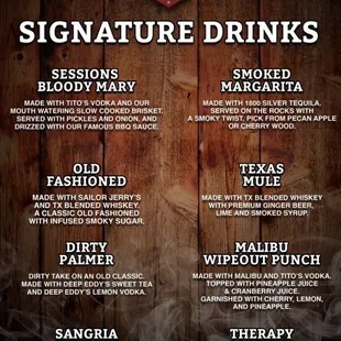 Signature Drinks