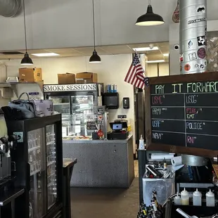 The Pay it Forward part of the bar. I added a beer for my RN's!