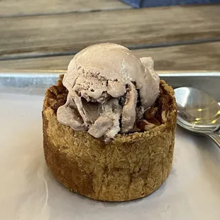Pecan Pie with Purple Door Whiskey Ice Cream