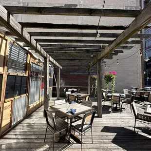 Outdoor seating area