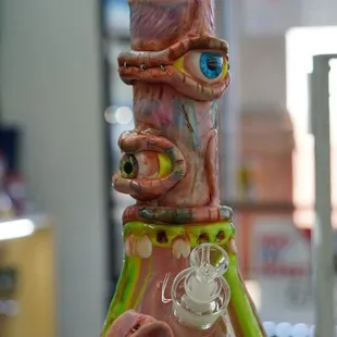 Water pipe glass