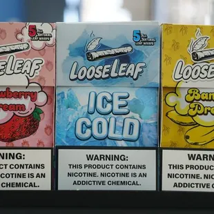 Loose leaf different flavours