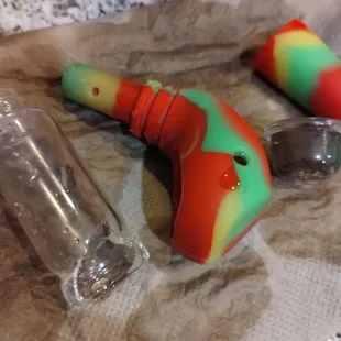 After two days chipped and I didn't drop it just was trying to clean it for the first time