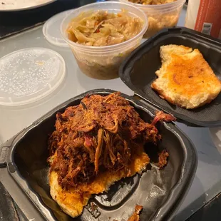 Pulled Pork Sandwich so good we savored it with a fork for everyone.