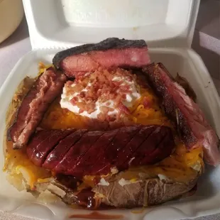 Stuffed Baked Potato Plate