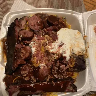 Man, I think I found a new weekly spot. A must try if you're looking for a good BBQ in Dallas. This 3 meat bake potato was the ish...