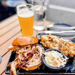 Pulled pork sandwich