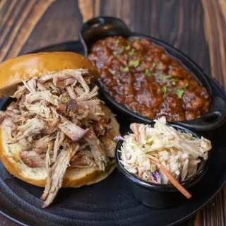 Our Iconic Pulled Pork Sandwich