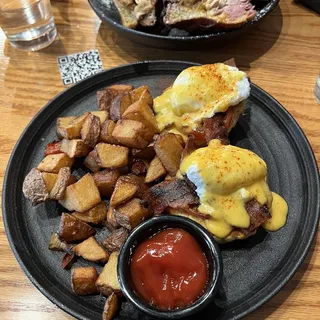 Candied Bacon Benedict