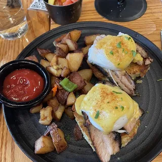 Duroc Pork Belly Benedict