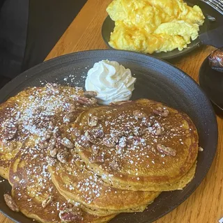 Smoked Pumpkin Pancakes