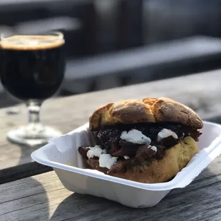 Pork &amp; Jam w/ CWB Pistacchioso Stout