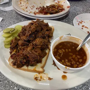 Burnt ends and beans!!