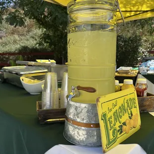 Fresh Squeezed Lemonade was provided for this event