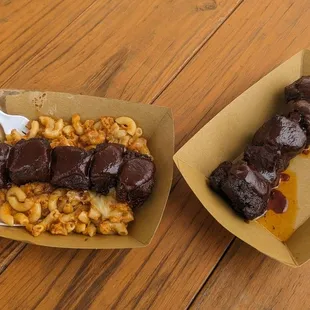 BBQ burnt ends &amp; mac!