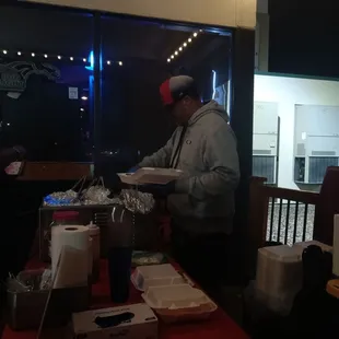 Steve was busy all night!