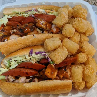 Smoked Hot Link Sandwich