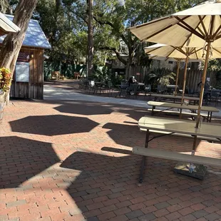 Outdoor seating area