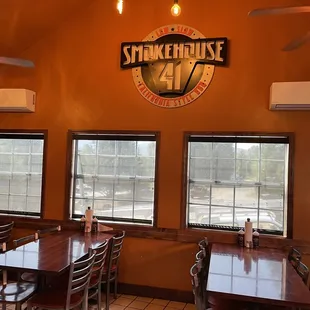 the interior of a restaurant