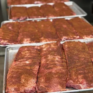 Ribs ready for the pit