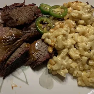 Beef brisket platter