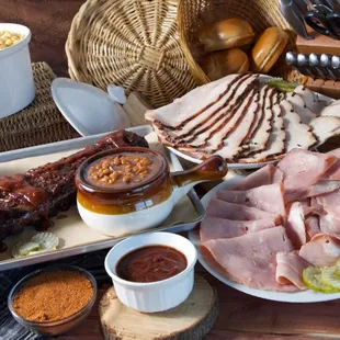 Bring any meal to life with our delectable Babyback Ribs, Smoked Turkey, and Ham. Served with our delicious sides of Hickory ...