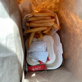 Alway Very Hot Fries With That A-1 Burger..!!