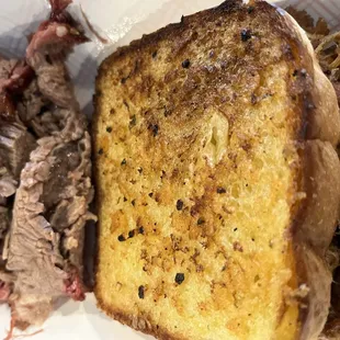Brisket and pulled pork