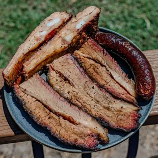 Brisket, Pork Rib, Jalapeño Cheddar Sausage