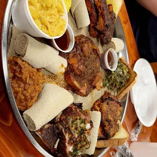 Platter cost us 59.99 fed 4 people