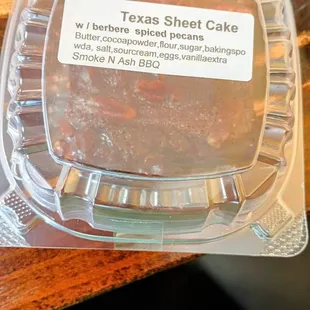 Texas Sheet Cake made with Ethiopian spices