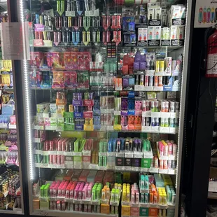 Plenty selection of vapes and different flavours