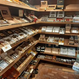 Cigar walk in Humidor Room