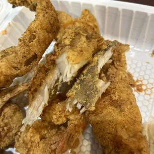 Fried fish and shrimp