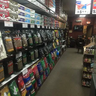 Big loose tobacco selection