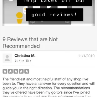 YELP REVIEWS