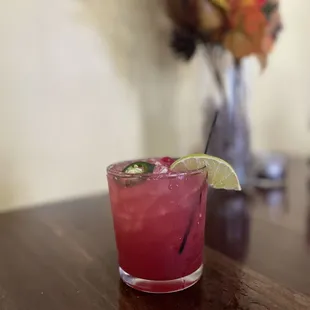 Cranberry Jalapeño Margarita