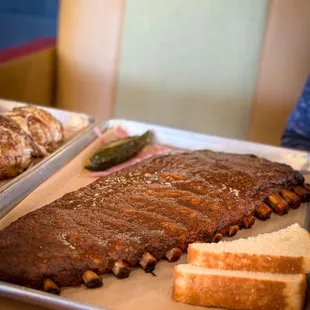 full rack bbq ribs