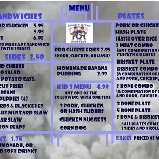 Menu Front